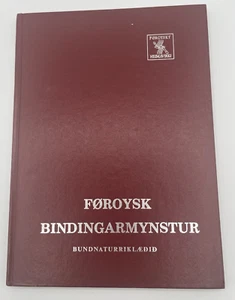 Foroysk Bindingarmynstur Faroe Islands Denmark Faroese Knitting Patterns Shawls - Picture 1 of 12