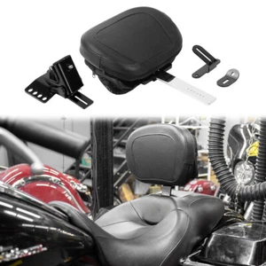 Cómodo respaldo asiento conductor 1 pieza para Harley Road Glide King 1997-2024 - Imagen 1 de 8