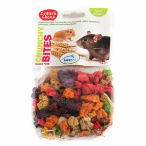 2 PACK Critters Choice Crunchy Bites Small Animal Rodent Treat Snack Food - Picture 1 of 1