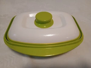 Rangemate 10" Microwave Oven Cooker Non-Stick Lime Green Bacon Crisper Grill Pan - Picture 1 of 5