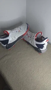 NEU Under Armour Harper Elite 8 TPU Herren 12,5 USA Baseball Stollen 3027014 100 - Bild 1 von 10