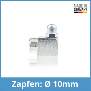 DIN 3402A K3 10mm Stahl verzinkt Kugelschmiernippel Schmiernippel - Picture 1 of 1