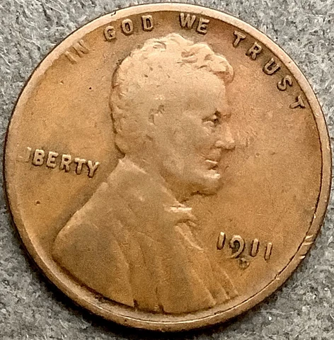 1911 D * Lincoln Wheat Cent Penny  ~ A907 Cover