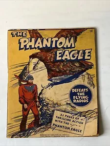 1943 The Phantom Eagle #12 Mini Comic Book Fawcett Samuel Lowe Dirty Worn - Picture 1 of 11