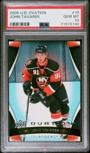 PSA 10 Gem Mint JOHN TAVARES 2009/10 Upper Deck OVATION ROOKIE LEAFS FHOF! POP 3 - Picture 1 of 1