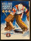 1986 Programme du Championnat du monde de hockey junior Canada Russie remporte l'or 