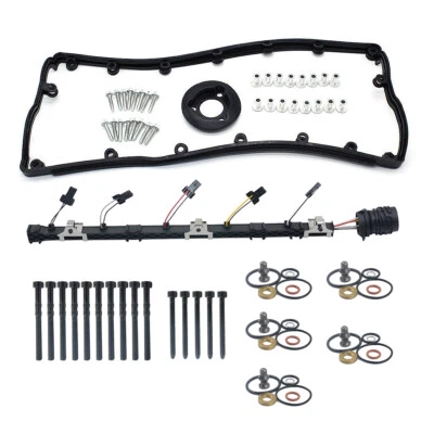 Injector Seals Wiring Loom Rocker Cover Gasket Kit For VW T5 2.5 TDI 070971033 - Image 1 of 4