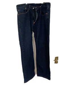 LEVI'S STRAUSS VGC Men 505 Straight Fit Leg Jeans W36 L30 Blue Pre Owned - Picture 1 of 8