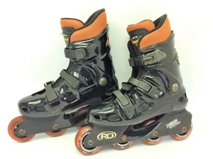 Vintage Pair Used Baja Roller Derby Mens Size 8 Roller Blades Inline Skates - Picture 1 of 12