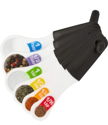 Good Cook Touch 6 Piece Measuring Spoon Set, White - Image 1 of 4