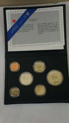 1985 Royal Canadian Mint First & Best Struck Set of 6 Circulating Coins - Image 1 of 4