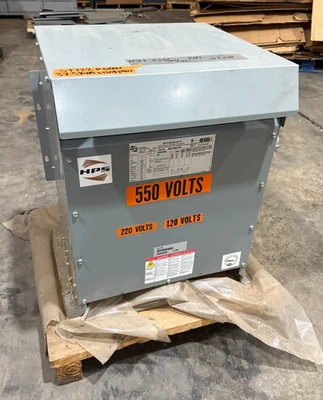 Transformador externo 37,5KVA Hammond SG2L0037PE HV 600V LV 120/240V 1PH 3R Encl - Imagem 1 de 4