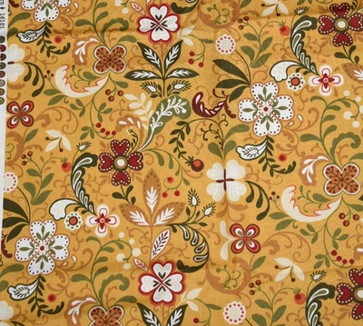 Allure by Sanae for Moda Fabrics Japan Floral Cotton 2 Yards Quilting Rare - Image 1 of 4