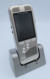 Philips DPM8200 Digital Pocket Memo Handheld Voice Recorder Dictaphone + Dock - Picture 1 of 18