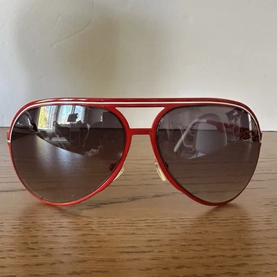 PANAMA JACK Unisex Aviador Piloto Rojo Blanco Metal Gafas de sol Retro Foto 1 de 4