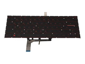 MSI GF63 Thin 12VF/12VE (MS-16R8) original Tastatur DE (deutsch) schwarz mit Bac - Bild 1 von 2
