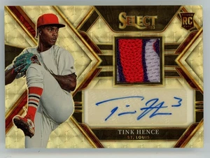 Tink Daher 2023 Panini Select Rookie Jersey Auto Gold Vinyl 1/1 ONE OF ONE RPA - Bild 1 von 2
