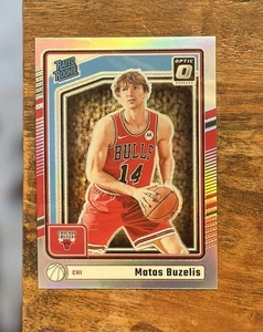 2024-25 Panini Donruss Optic Matas Buzelis Silver Rated Rookie Holo Bulls #271 - Picture 1 of 2