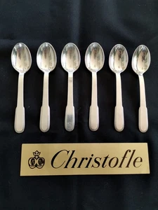 christofle laos art déco 6 petites cuillères thé café - Imagen 1 de 11