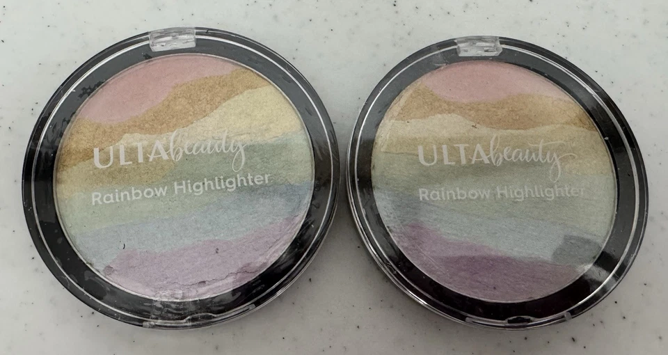 ULTA beauty Rainbow Highlighter Pallettes - .26 oz. Pallettes X2  - Sealed NEW - Image 1 of 3