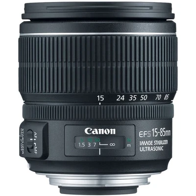 Canon EF-S 15-85mm f/3.5-5.6 IS USM UD Standard  Zoom Lens for Canon Digital SLR - Image 1 of 4