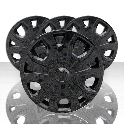 4 cubiertas de rueda negras de 16" para furgoneta de carga tapacubos de llanta para Ford Transit Connect 2019-23 Foto 1 de 4