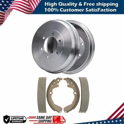 Zapatas de freno de cerámica con tambores traseros tracción delantera para Pontiac Vibe Toyota Matrix 2003 2004-2008 Foto 1 de 4