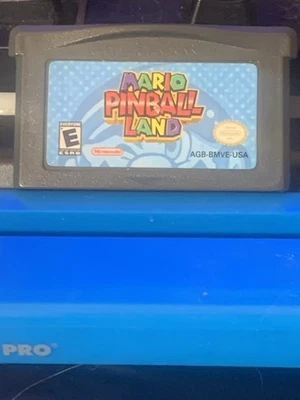 Mario Pinball Land GBA Gameboy Advance NINTENDO AUTÉNTICO CARTUCHO PROBADO SOLAMENTE Foto 1 de 2