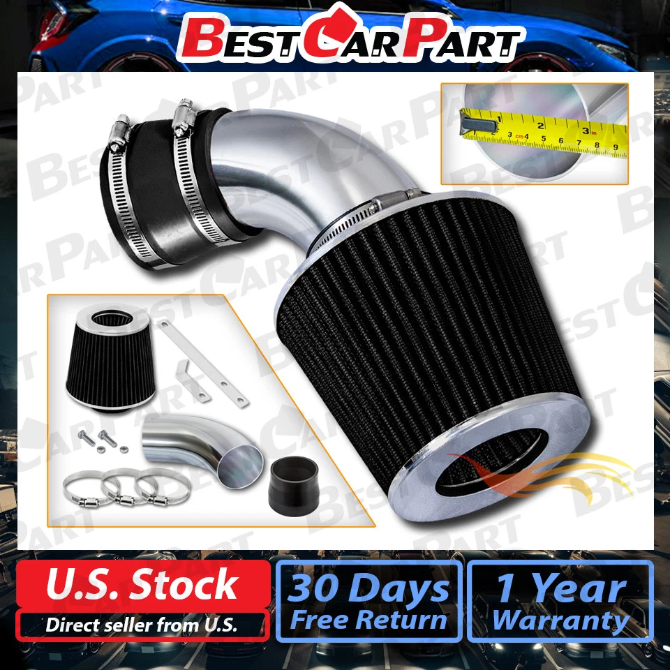 BCP NEGRO 1996-1999 BMW 318i 318iS 318ti Z3 1.9 Kit de admisión de aire + filtro Foto 1 de 4