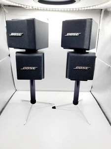 Par de Altavoces Bose AM-5 Cube Negros Probados Envío Gratis - Imagen 1 de 10