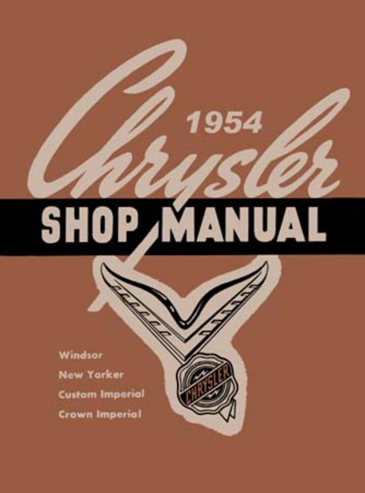 Chrysler Imperial New Yorker 1954 manual de reparación de taller Foto 1 de 1