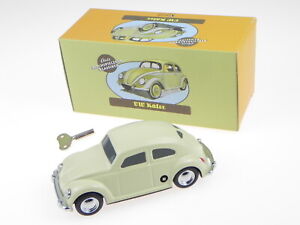 VW Volkswagen Beetle pretzel diecast modelcar Tin Toy wind-up motor Atlas 1:33