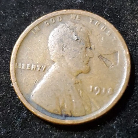 1918 Strike Through Major Error Better Date Penny Cover