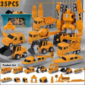 Magnetic Transform Engineering Car Assembled Toy, Robot Toys for Kid Gift - Picture 1 of 20