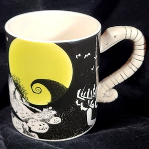 Disney Tim Burton's THE NIGHTMARE BEFORE CHRISTMAS w/ Worm Handle Cup Mug 20 oz - Picture 1 of 8
