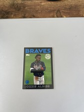 2021 Topps Series 2 1986 Black #86B-28 Ozzie Albies 233/299 - Atlanta Braves