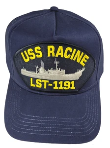 USS Racine LST-1191 Ship HAT - Navy Blue - Veteran Owned Business - Picture 1 of 1