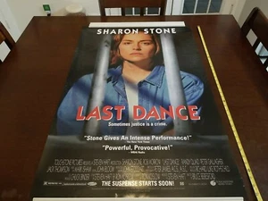 Enorme póster promocional de Last Dance 1996 original de cine/alquiler raro Sharon St - Imagen 1 de 9