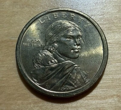 Moneda de dólar Sacagawea sin año/como nueva; rara Foto 1 de 4