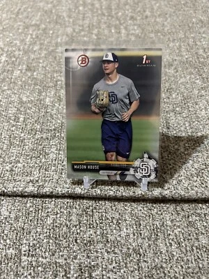 2017 Bowman Draft #BD-97 Mason House 1st BOWMAN Padres - Image 1 of 2