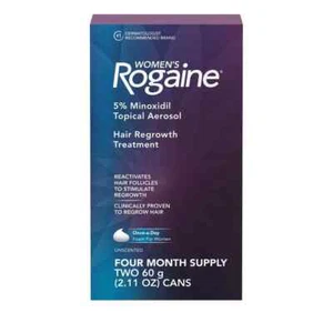 ROGAINE Womens 5% Minoxidil Topical Hair Regrowth Treatment 2.11oz Free Shipping - Picture 1 of 4