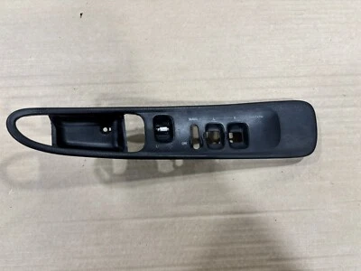 94 Honda Prelude SI Interior Left Side Door Handle Trim Switch Bezel BLACK Cover - Image 1 of 4