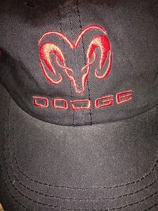 GORRA SOMBRERO DODGE Grab Life by The Horns camión negro rojo correa ajustable Gupton - Imagen 1 de 1
