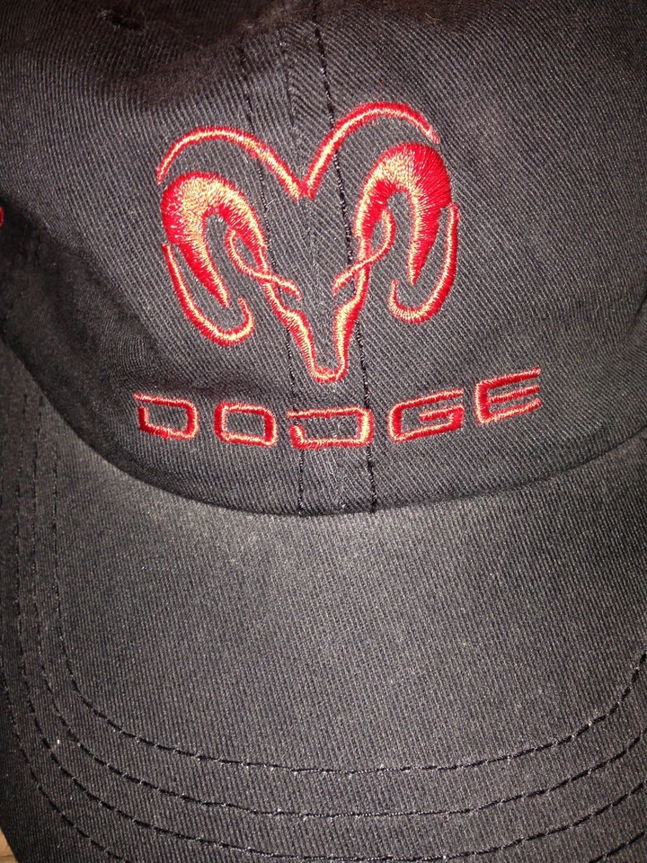 GORRA SOMBRERO DODGE Grab Life by The Horns camión negro rojo correa ajustable Gupton Foto 1 de 1