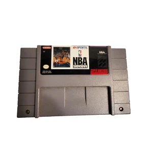 NBA Showdown Super Nintendo game cartridge - Picture 1 of 3
