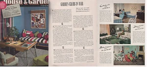 HG HOUSE & GARDEN 4-42 APRIL 1942 SOUTH AMERICAN STYLE FOOD COLOR STYLE ATOMIC R - Picture 1 of 1