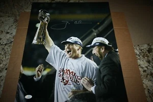 TAMPA BAY BUCS JON GRUDEN SIGNED AUTOGRAPHED 16X20 PHOTO SUPER BOWL XXXVII JSA - Picture 1 of 1