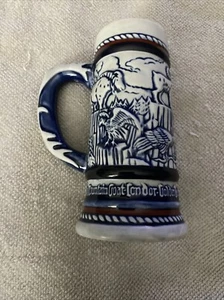 Vintage Avon Handcraft In Brazil Ceramic Cup Numbered Piece - Picture 1 of 4