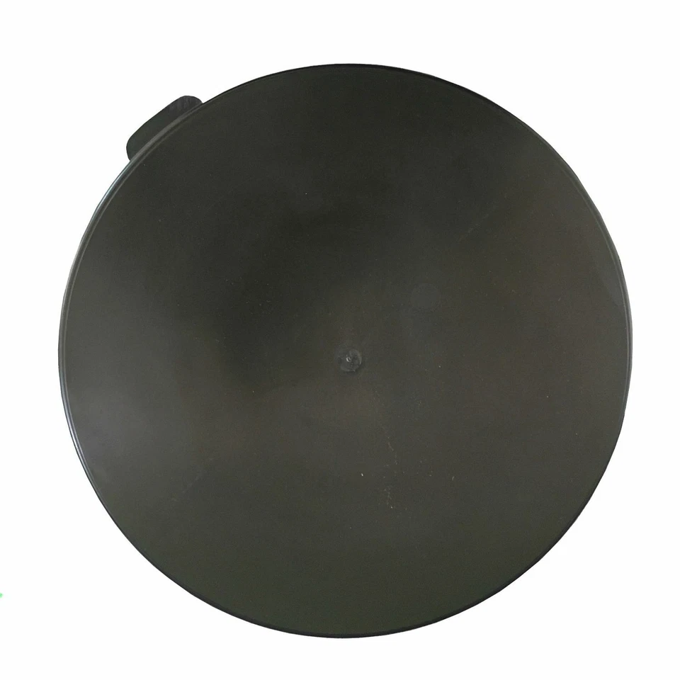 GEWA Deckel Groß schwarz passend zu Müsli Schale Groß und Futtereimer Groß