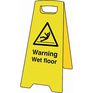 Scan Heavy Duty A-Board Sign - Warning Wet Floor - Picture 1 of 1